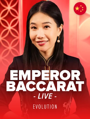 Emperor Baccarat from Evolution, live on Winzter Casino