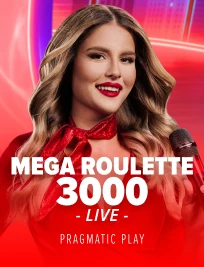 Mega Roulette 3000 from Pragmatic Play Live, live on Winzter Casino